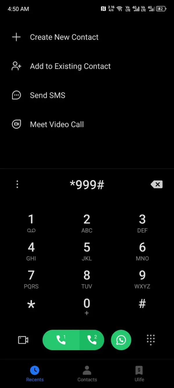 Telenor Internet Check Code *999#