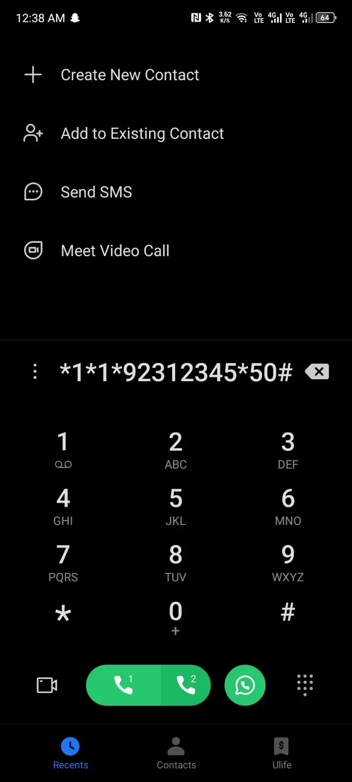 Telenor Balance share through USSD code