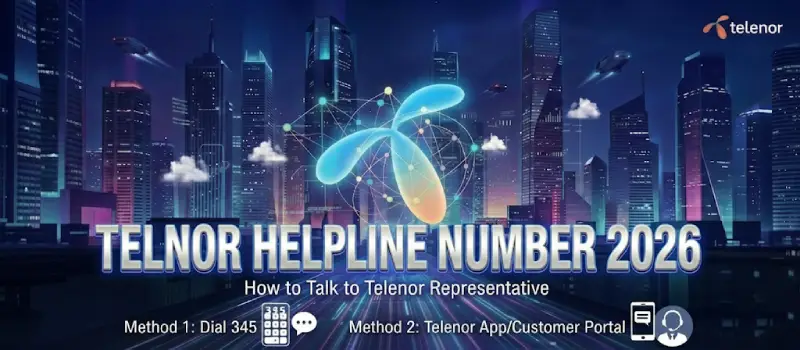 Telenor Helpline Number 2026