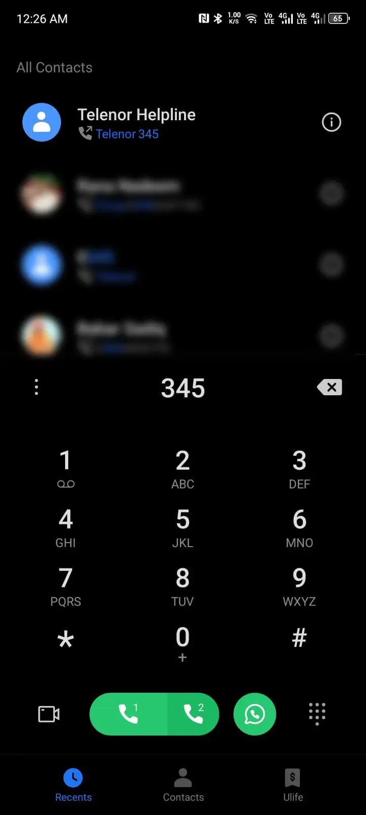 Telenor Helpline Number 345