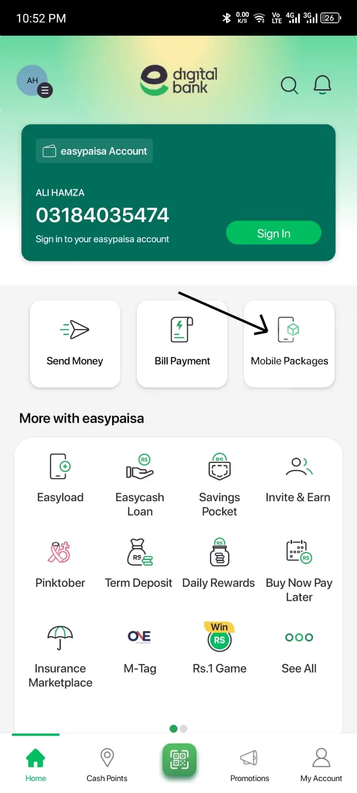 Activate Telenor Package Through Easypaisa